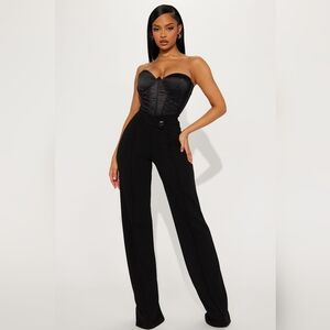 Black Wide Leg Dress Pants Medium